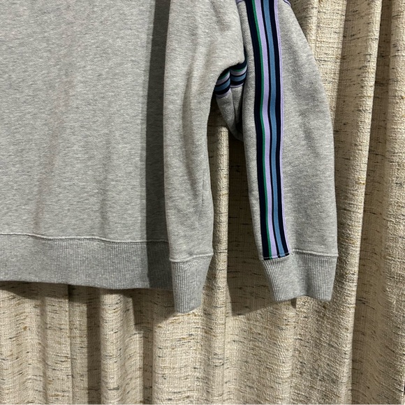 Aerie Crewneck Ribbon Trimmed Grey Sweatshirt - XL - Picture 2 of 8